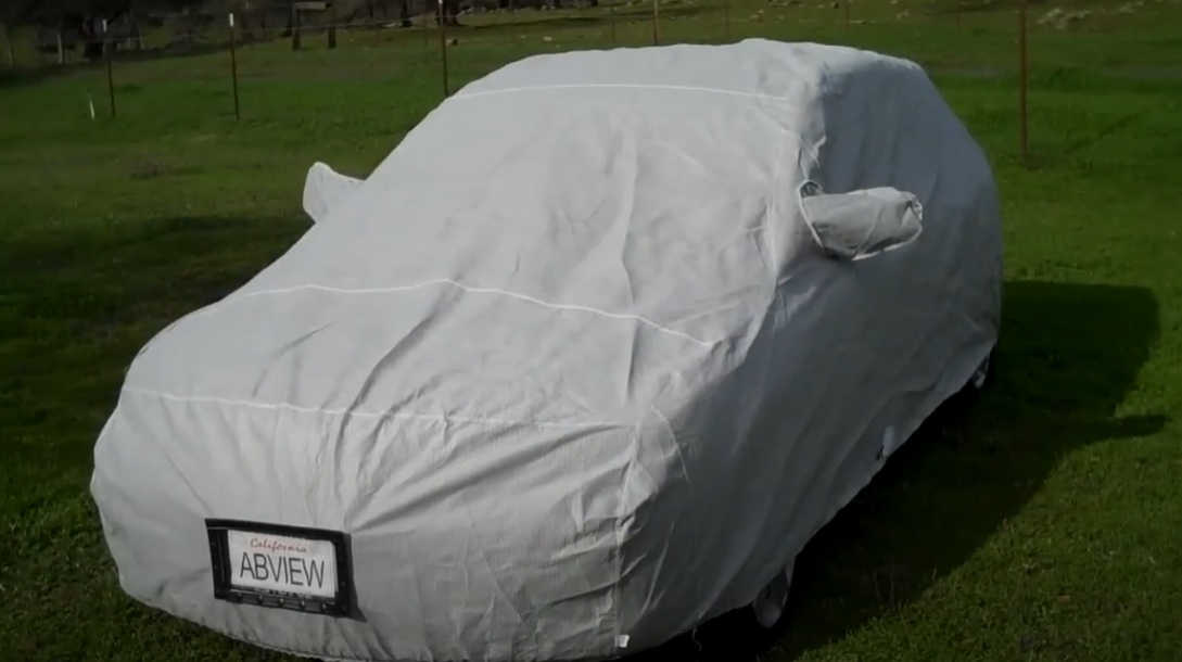 Cover on car